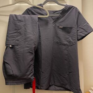 Gray Figs Scrubs (top and bottom)